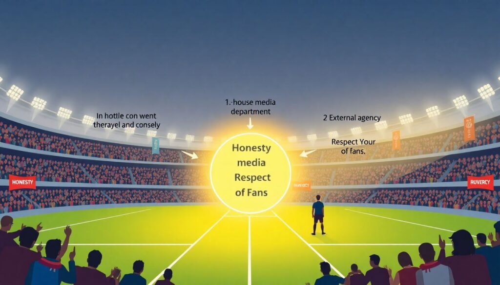 Как медиа-обращение формирует образ клуба для фанатов - иллюстрация