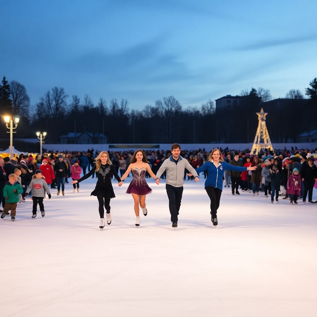 Рекордный мастер-класс по фигурному катанию в Лужниках с олимпийскими звездами
