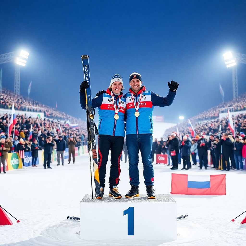 Биатлонный семейный подряд: Карим и Анастасия Халили доминируют на ЧР-2026