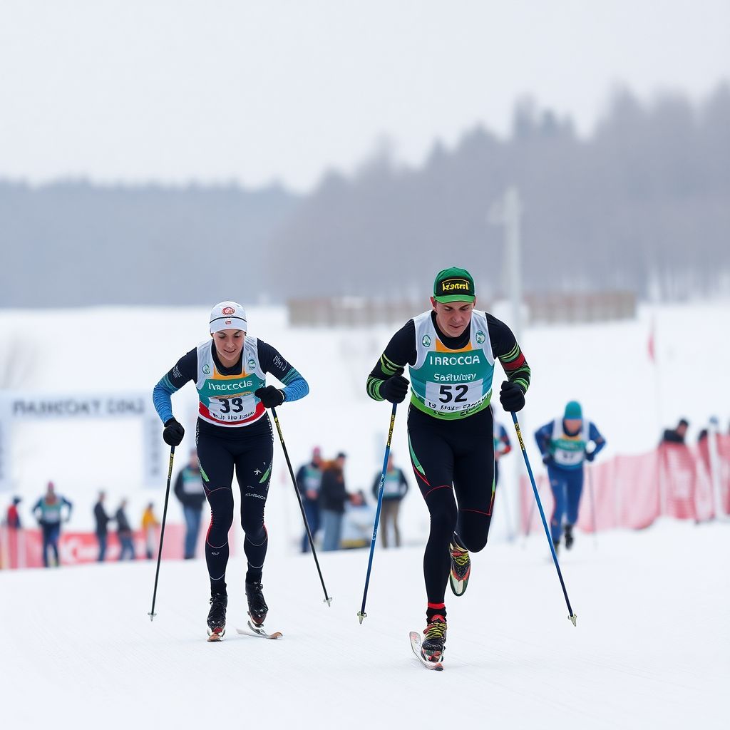 Большунов доминирует на 3 км в Апатитах: Коростелев позади, Непряева шестая