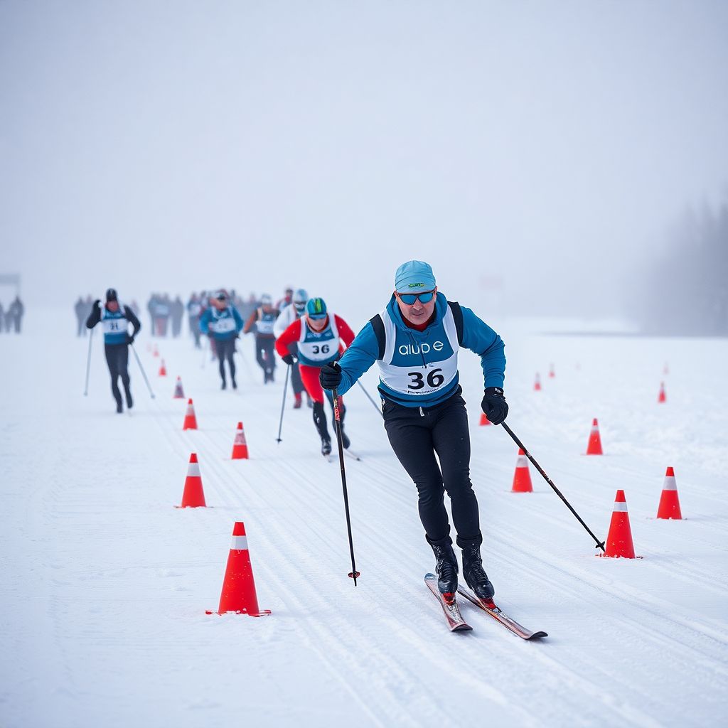 Александр Большунов выиграл марафон 70 км в Мончегорске несмотря на спор