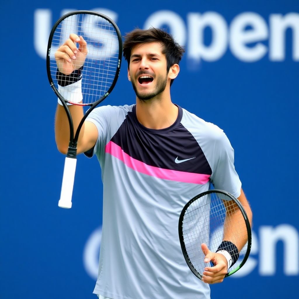 Карен Хачанов вышел в четвертьфинал Us open, победив Тьена в пяти сетах
